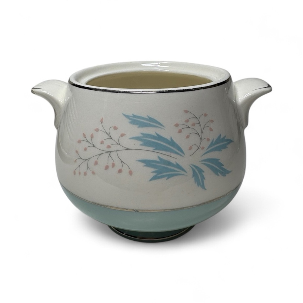 Homer Laughlin Romance Floral Sugar Bowl Without Lid